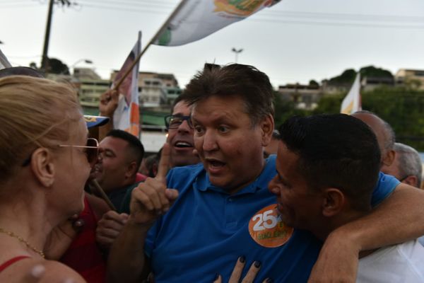 Euclério Sampaio (DEM) comemorou eleição com apoiadores em Cariacica por Fernando Madeira
