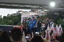Euclério Sampaio (DEM) discurso em cima de trio para apoiadores após confirmação da vitória em Cariacica(Fernando Madeira)