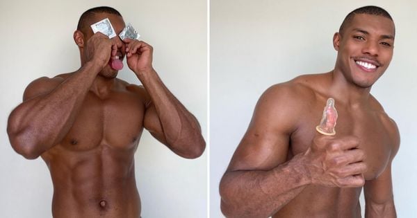 Dia Mundial de Combate à Aids: Mister Brasil Gay 2020, Max Souza faz ensaio com camisinha: 