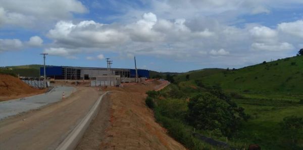 Fábrica de papel da Suzano, em Cachoeiro de Itapemirim