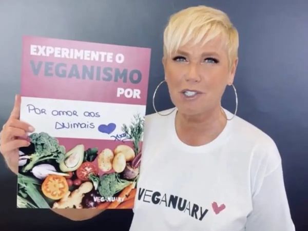 Xuxa na campanha Veganuary