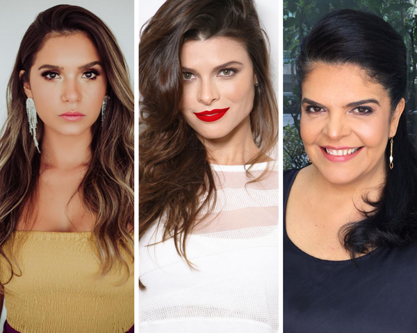 Participantes da live sobre relacionamentos abusivos