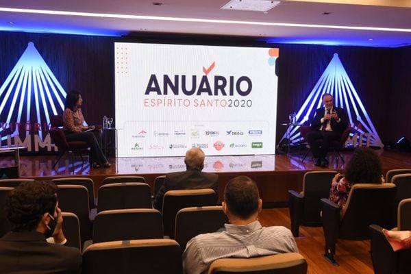 Lançamento do Anuário 2020, durante o Vitória Summit, organizado pela Rede Gazeta por Carlos Alberto Silva
