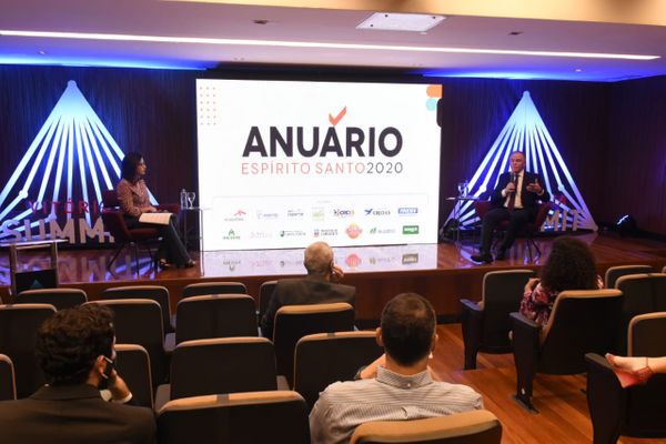 Lançamento do Anuário 2020, durante o Vitória Summit, organizado pela Rede Gazeta por Carlos Alberto Silva