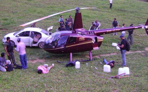 Em 2013, helicóptero com cocaína pousou em fazenda de Afonso Cláudio 