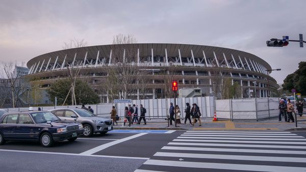 Estádio Nacional, em Tóquio, no Japão, onde iria acontecer a abertura e encerramento dos Jogos Olímpicos e Paralímpicos de Tokyo 2020