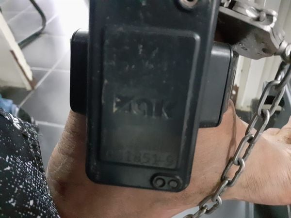 Um dos presos da Operação Repressão Qualificada usava uma tornozeleira eletrônica