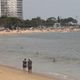 Praia de Itapoã, em Vila Velha, no dia em que ES atinge a marca de 4.385 óbitos pelo novo coronavírus