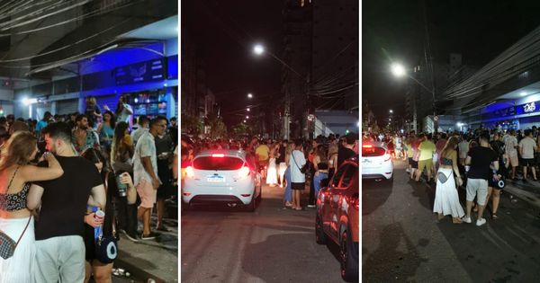 Covid-19: moradores denunciam aglomeração e festa clandestina na Rua da Lama, em Jardim da Penha, Vitória