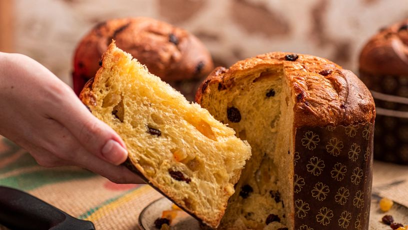 Panetone da padaria e confeitaria Odara, em Vitória