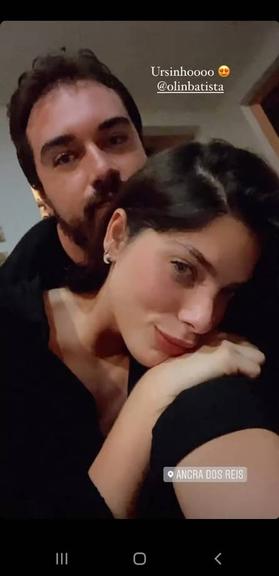 Olin Batista e a nova namorada, Lis Aguiar