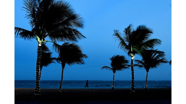 Decoração natalina na Praia da Costa, em Vila Velha por Fernando Madeira