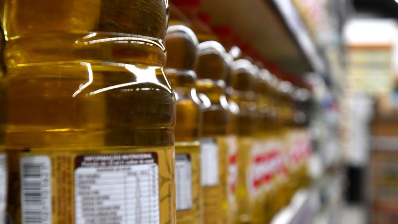 Itens da cesta básica no supermercado