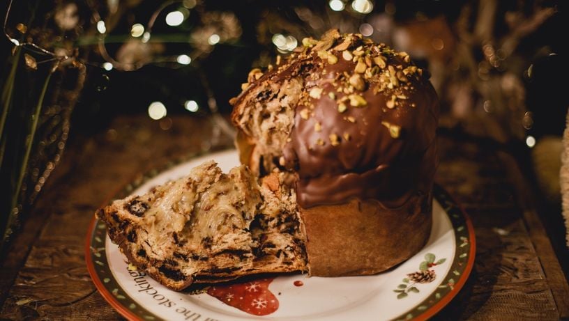 Chocotone especial de pistache da Chocolateria Brasil, em Vitória