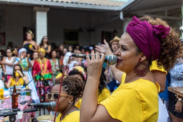 A sambista Monique Rocha