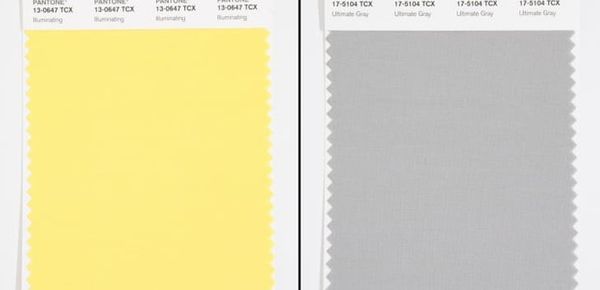 Cinza e amarel ou 'Ultimate Gray' e 'Illuminating' são as cores de 2021