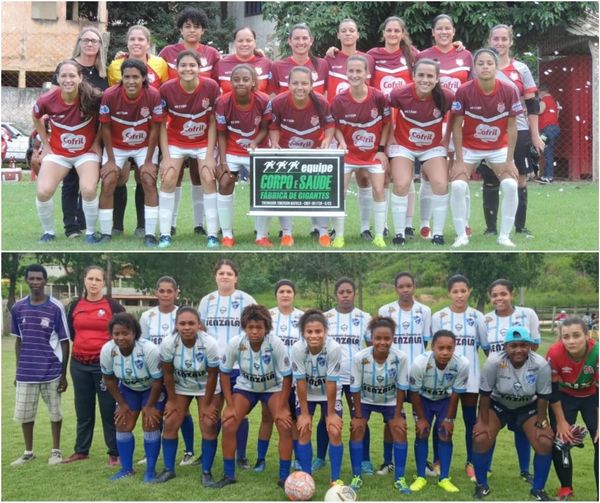 Prosperidade (uniforme vermelho) e Monte Alegre fazem a grande final da Copa Sul Feminina 2020