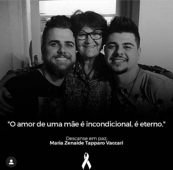 Mãe de Cristiano, da dupla com Zé Neto, morre após parada cardiorrespiratória