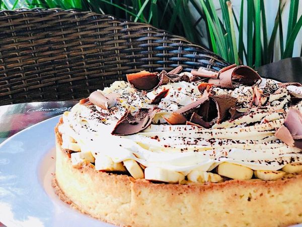 Torta banoffee da confeitaria Amor com Açúcar