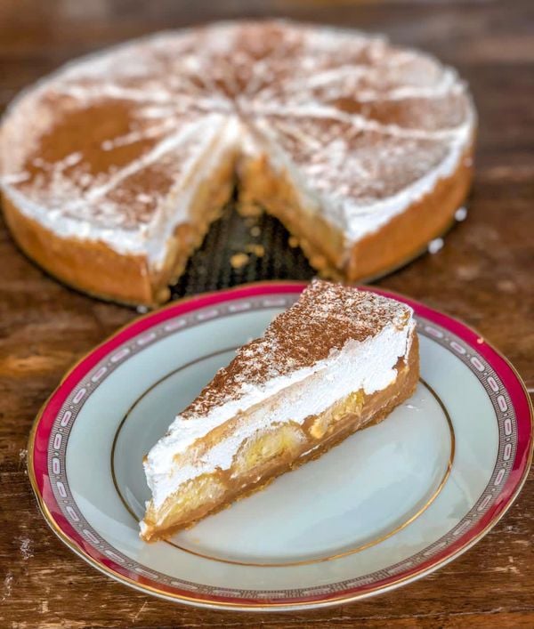 Torta banoffee da confeitaria Like Bananas, em Vitória