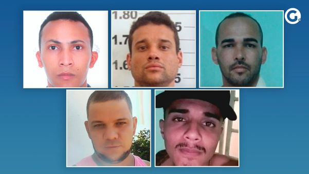 Polícia divulgou os cinco criminosos mais procurados de Garapari