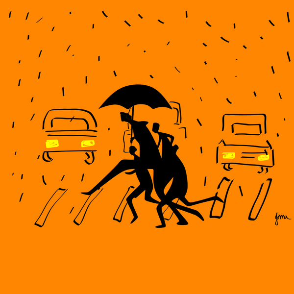 Obra "Chuva" por Divulgação / @jessimaria_o