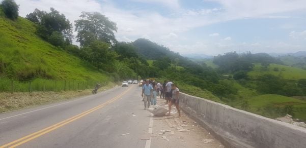 O acidente aconteceu na ES 164, na altura do km 13, em Soturno