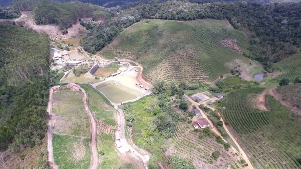 Imagens de drone mostram desmatamento em Santa Teresa por Luciney Araújo
