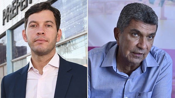 Os prefeitos eleitos Arnaldinho Borgo e Sergio Vidigal, em Vila Velha e Serra, respectivamente