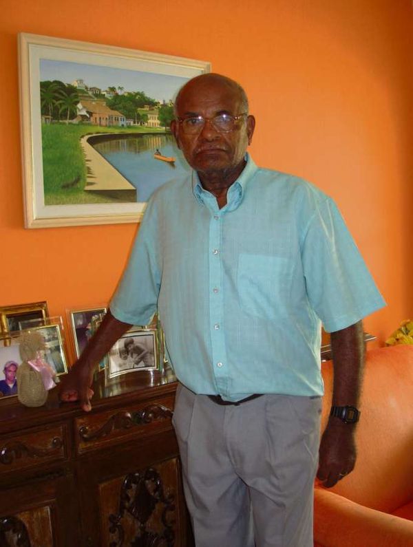 Amocim Leite em 2007, aos 80 anos por Arquivo AG