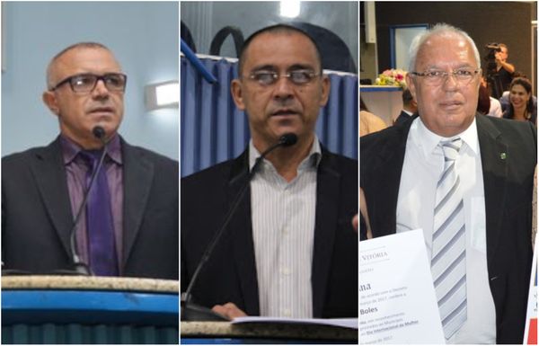 Dalto Neves (PDT), Cleber Felix (DEM) e Luiz Paulo Amorim (PV) podem responder por improbidade administrativa, segundo a representação
