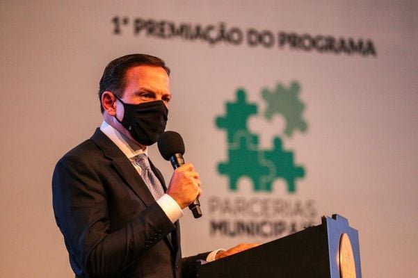 O governador de São Paulo, João Doria (PSDB)