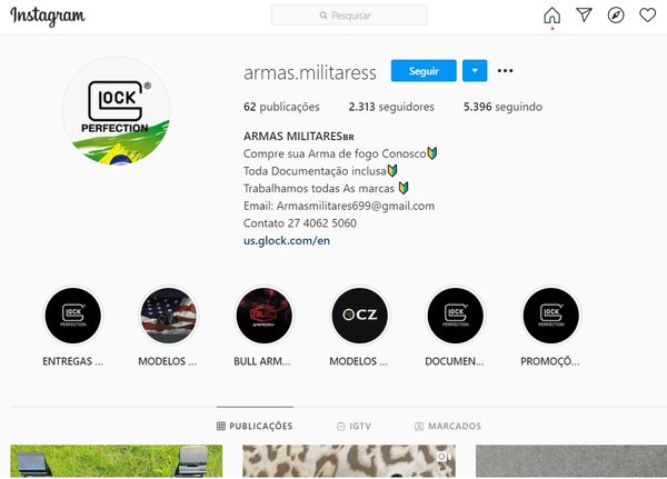 Perfil usado por homem para aplicar golpes na internet, segundo a Polícia Civil