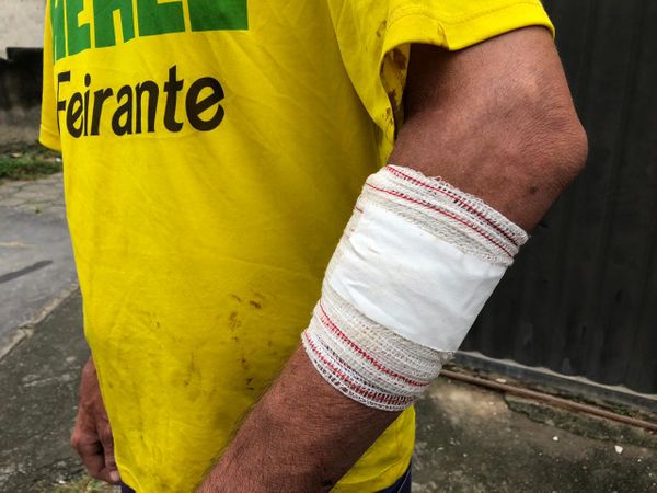 Feirante baleado no bairro Aparecida, em Cariacica