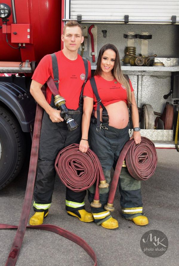 Capitã do Corpo de Bombeiros Gabriela Andrade