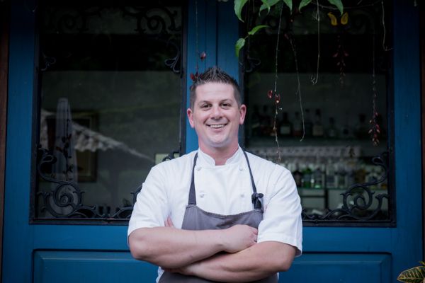 Chef Duaine Clements, do restaurante Quinta dos Manacás, em Venda Nova do Imigrante