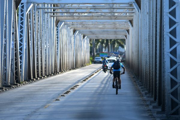 Ponte Florentino Avidos, onde o ciclista Pedro Paulo Alves, o Pepê, foi atropelado e morto por um ônibus do Sistema Transcol no último domingo, (27)