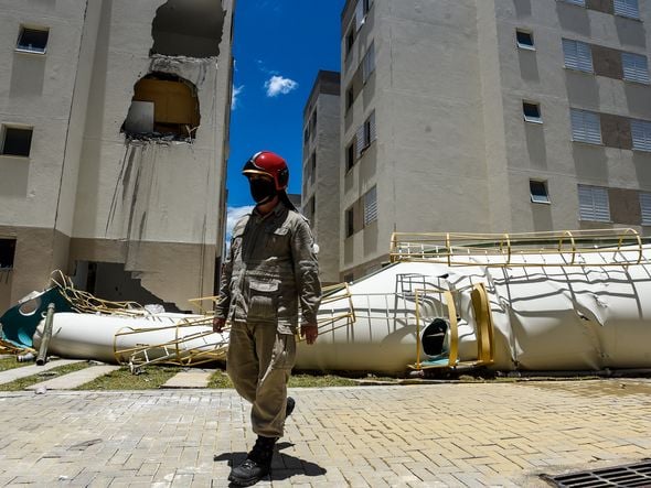 Acidente aconteceu no condomínio do programa Minha Casa Minha Vida, São Roque, em Padre Gabriel por Vitor Jubini