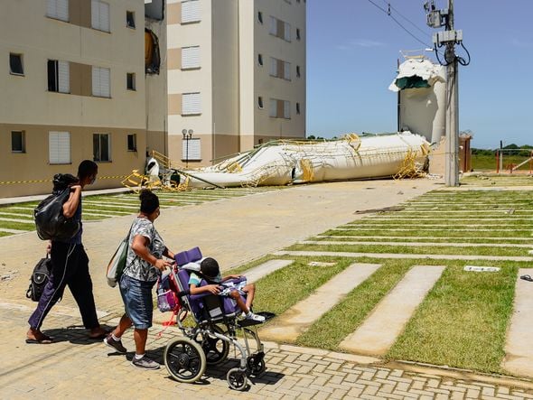 Acidente aconteceu no condomínio do programa Minha Casa Minha Vida, São Roque, em Padre Gabriel por Vitor Jubini