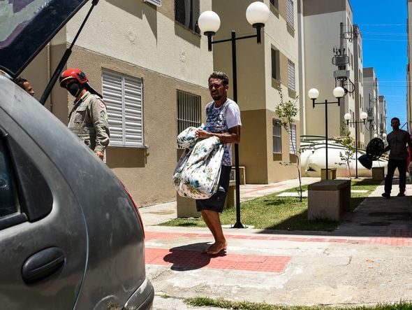 Acidente aconteceu no condomínio do programa Minha Casa Minha Vida, São Roque, em Padre Gabriel por Vitor Jubini