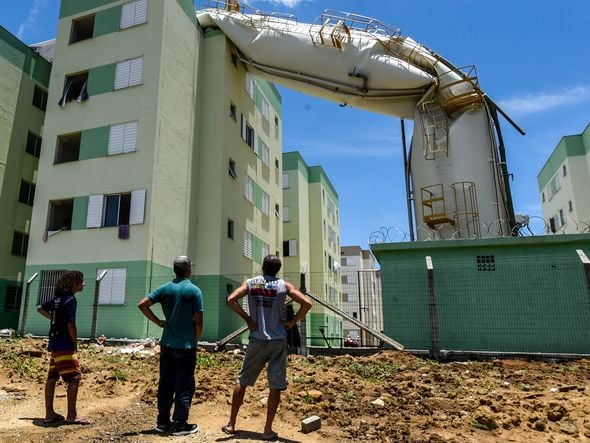 Acidente aconteceu no condomínio do programa Minha Casa Minha Vida, São Roque, em Padre Gabriel por Vitor Jubini