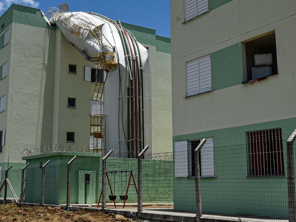 Acidente aconteceu no condomínio do programa Minha Casa Minha Vida, São Roque, em Padre Gabriel por Vitor Jubini