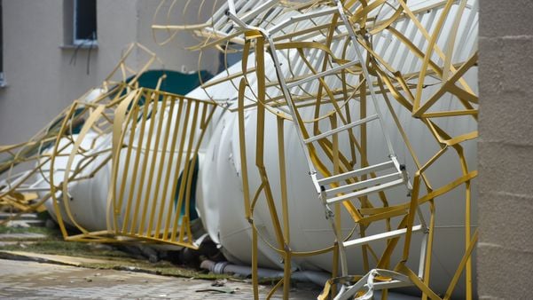 Acidente aconteceu no condomínio do programa Minha Casa Minha Vida, São Roque, em Padre Gabriel por Vitor Jubini