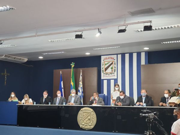 Cerimônia de posse do prefeito, vice e vereadores de Colatina