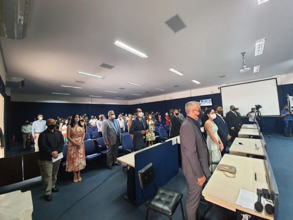 Cerimônia de posse do prefeito, vice e vereadores de Colatina