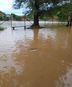 A água acumulou nas ruas e entrou nas casas no distrito de São Benedito(Janderson de Almeida)