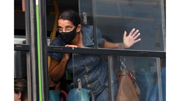 Protesto dos cobradores de ônibus do Sistema Transcol - Eles saíram da Praça de Jucutuquara e seguiram até o Palácio Anchieta, em Vitória  por Fernando Madeira