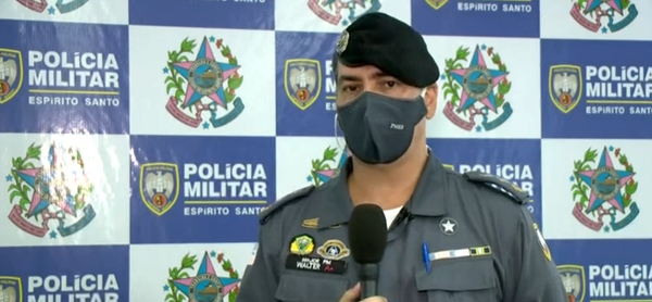 O major comentou sobre o caso da agressão de policiais contra um homem em Piúma