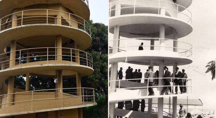 O então presidente do país veio ao Espírito Santo e, acompanhado do presidente da antiga CVRD, Eliezer Batista, conheceu o complexo da mineradora, incluindo a Torre de Porto Velho, antes de renunciar ao cargo no dia 25 de agosto de 1961