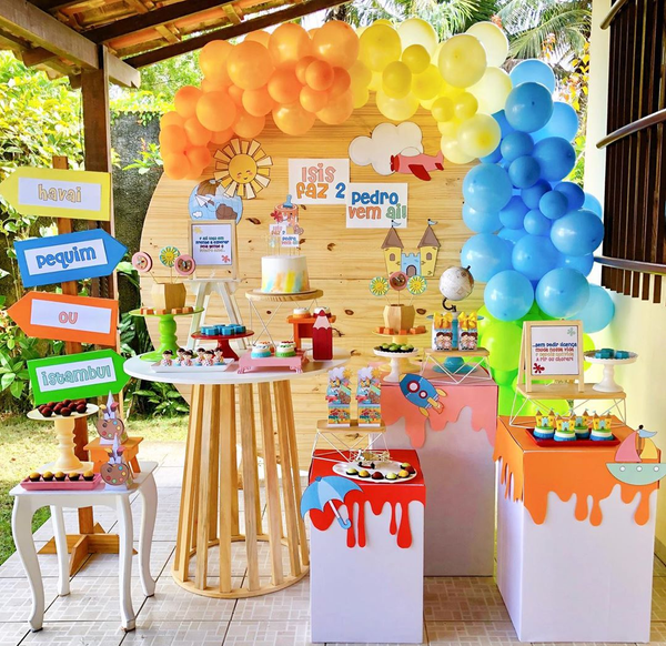 Decoração de Pocket Party de  Lorena Emerich